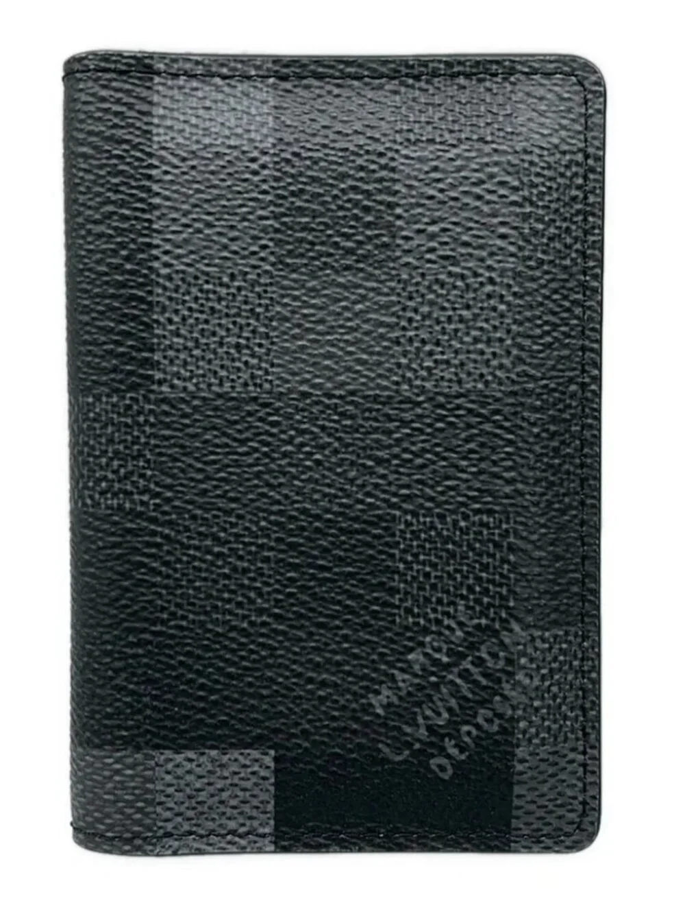 LOUIS VUITTON Organizer de Poshe Black Damoflage RFID : confirmed